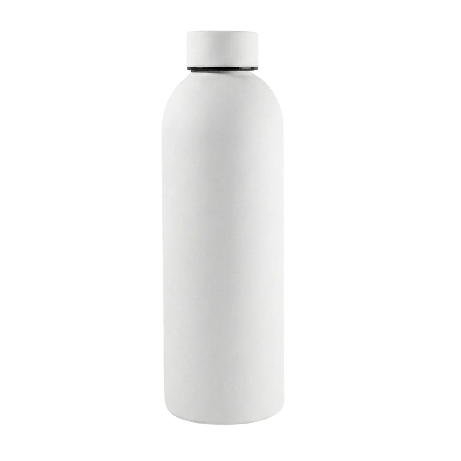 Stainless Steel Double Wall Vacuum-insulated Drink Water (White 500 Ml Approx) - Zidbik