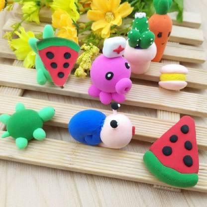 1915 Non-toxic Creative 50 Dough Clay 5 Different Colors (Pack Of 5 Pcs) - Zidbik