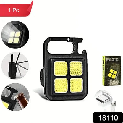 4 Led Mini Keychain Light (1 Pc) - Zidbik