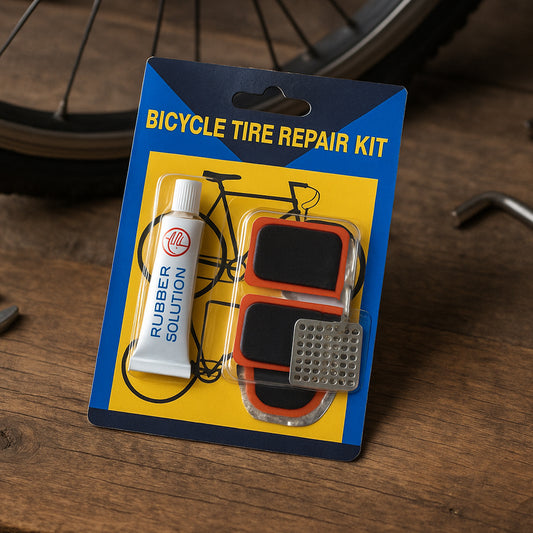 Bicycle Tire Repair Kit Puncture Repair Set With Adhesive Portable Tools - Zidbik