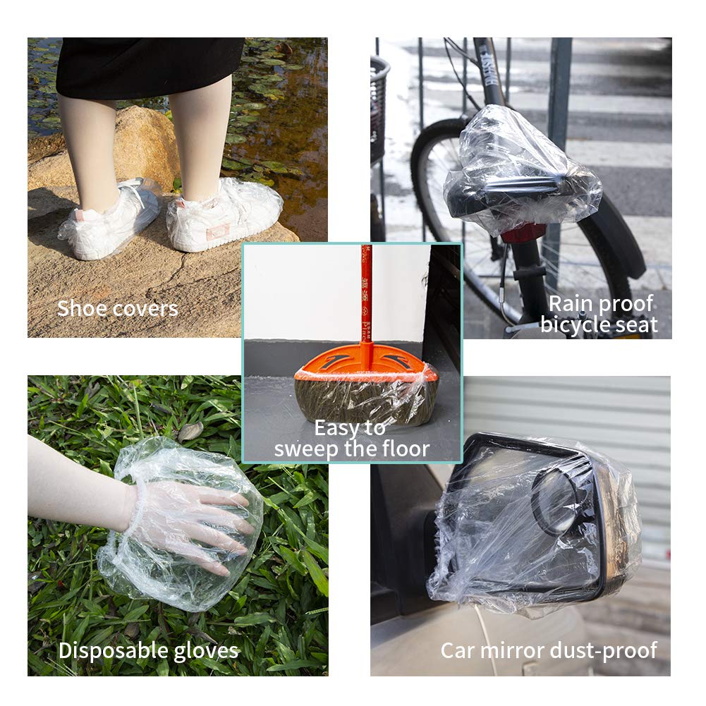 6639 Disposable Shower Caps For Women Larger Thicker Waterproof And Individually Wrapped Plastic Elastic Hair Bath Caps For Hotel And Spa Hair Salon Home Use Portable Travel (Pack Of 12) - Zidbik