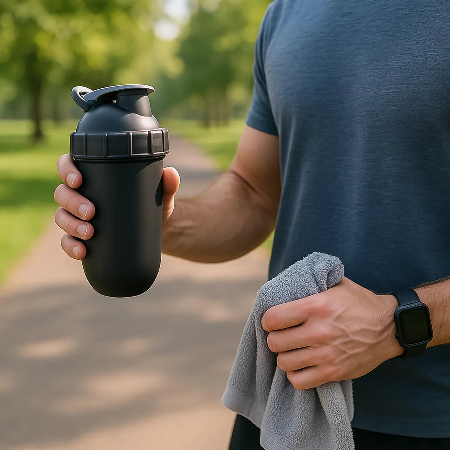 Liger Gym Shaker Bottle (Approx 800ml 1 Pc) - Zidbik