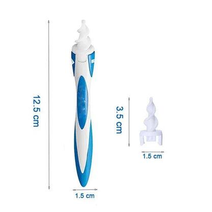 4656 Smart Swab Silicone Easy Earwax Removal With 16 Replacement Disposable Soft Tipsear Wax - Zidbik