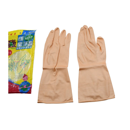 4855a Multipurpose Natural Gum Rubber Reusable Cleaning Gloves - Zidbik