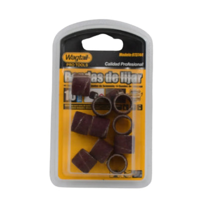Drum Polishing Kit Drum Sanding Sleeves Widely Used (10 Pcs Set) - Zidbik