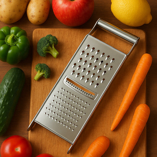 Apex Stainless Steel Grater  Slicer (3 In 1) - Zidbik