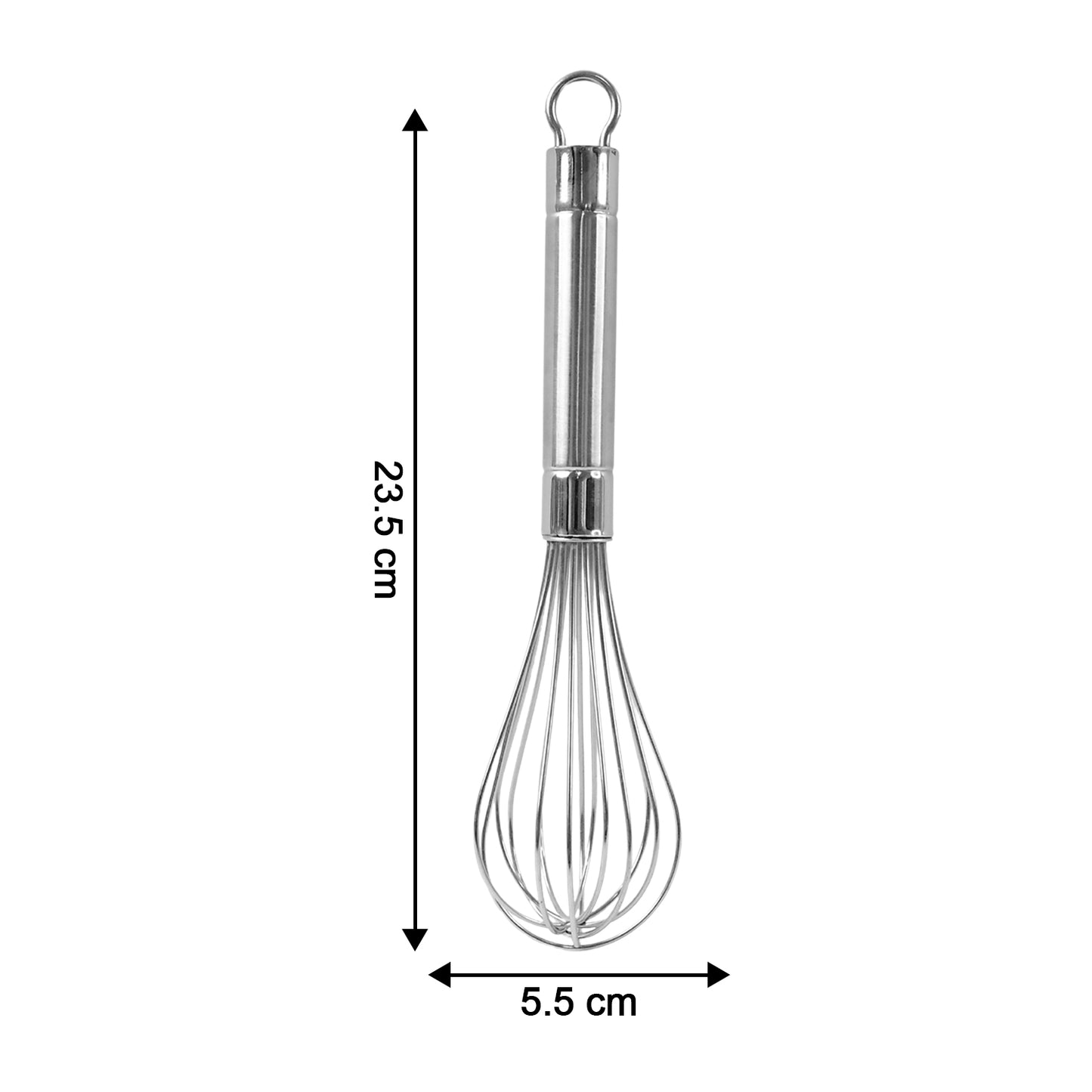 Apex Stainless Steel Small Hand Whisk (1 Pc) - Zidbik