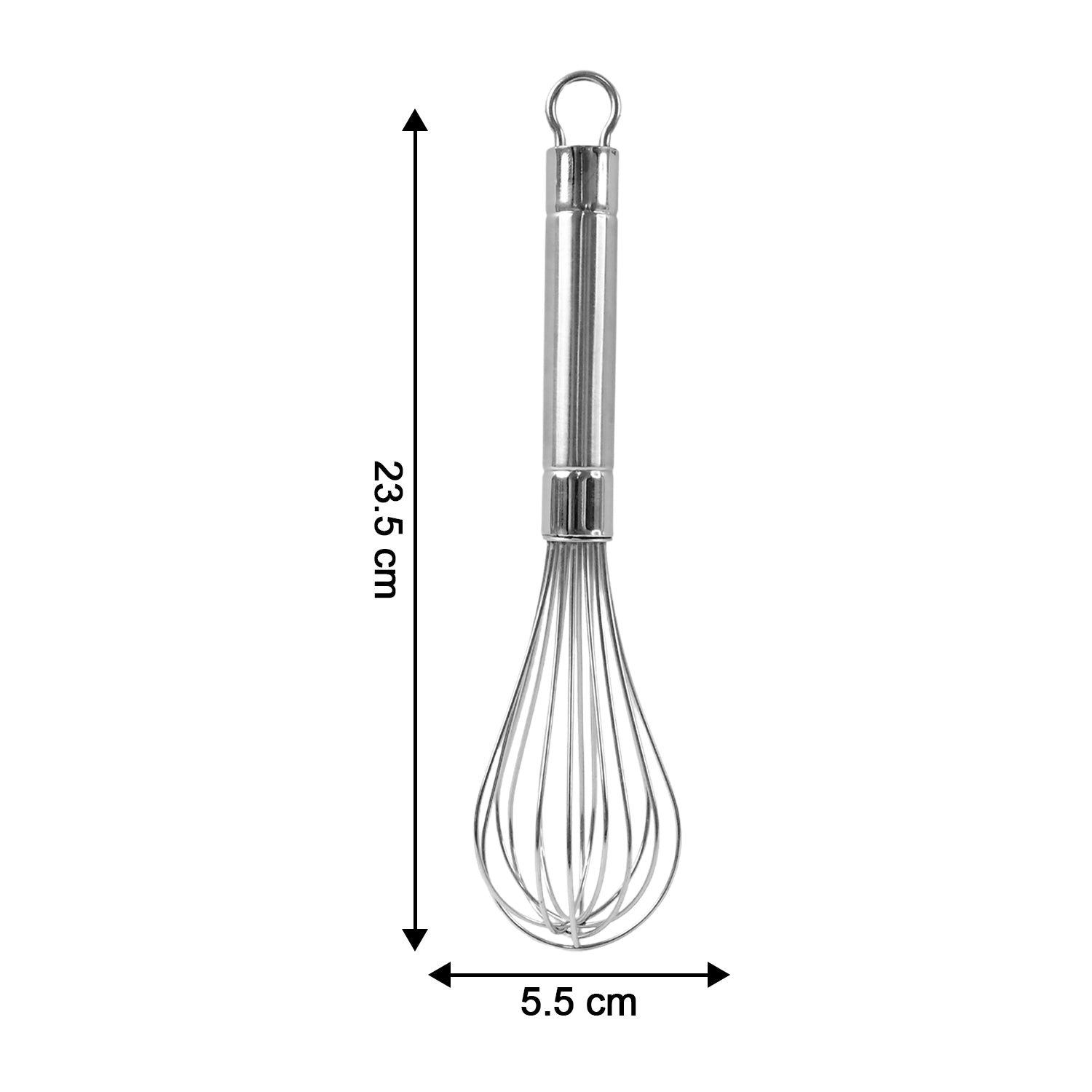 Apex Stainless Steel Small Hand Whisk (1 Pc) - Zidbik