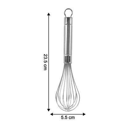 Apex Stainless Steel Small Hand Whisk (1 Pc) - Zidbik
