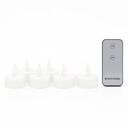 Premium 6 Piece Led Flameless Candle Light Set With Remote Control - Zidbik