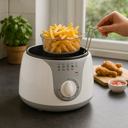 Orbit Adjustable Electric Deep Fryer - 1200w - Zidbik