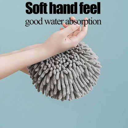 7806 Super Soft Cute Hanging Hand Towel For Kitchen And Bathroom Ultra Absorbent Thick Coral Velvet Hand Towels With Hanging Loop Fast Drying Microfiber - Zidbik