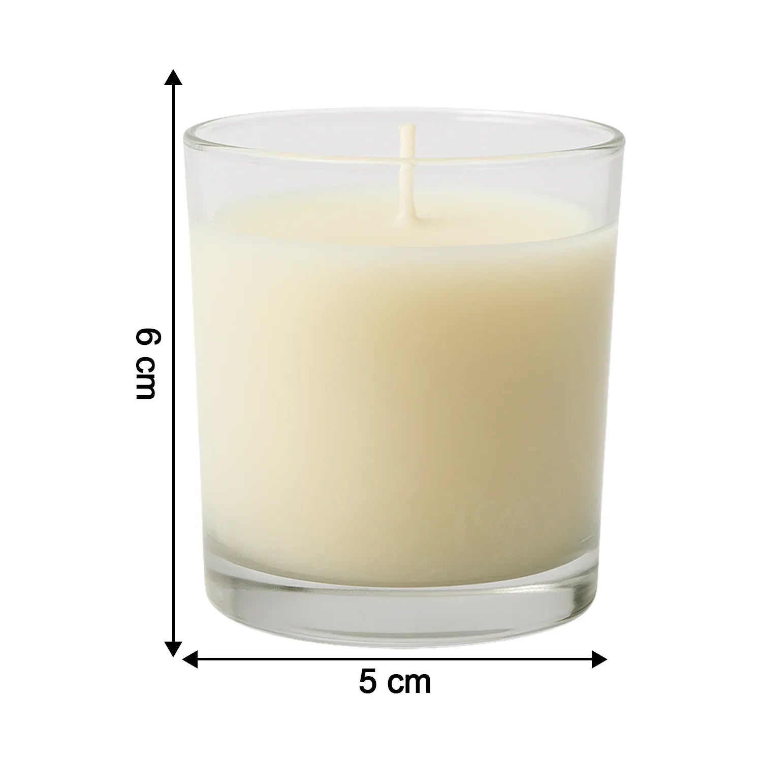 Inlief Scented Votive Jar Candle - (1 Pc 50 Gm) - Zidbik