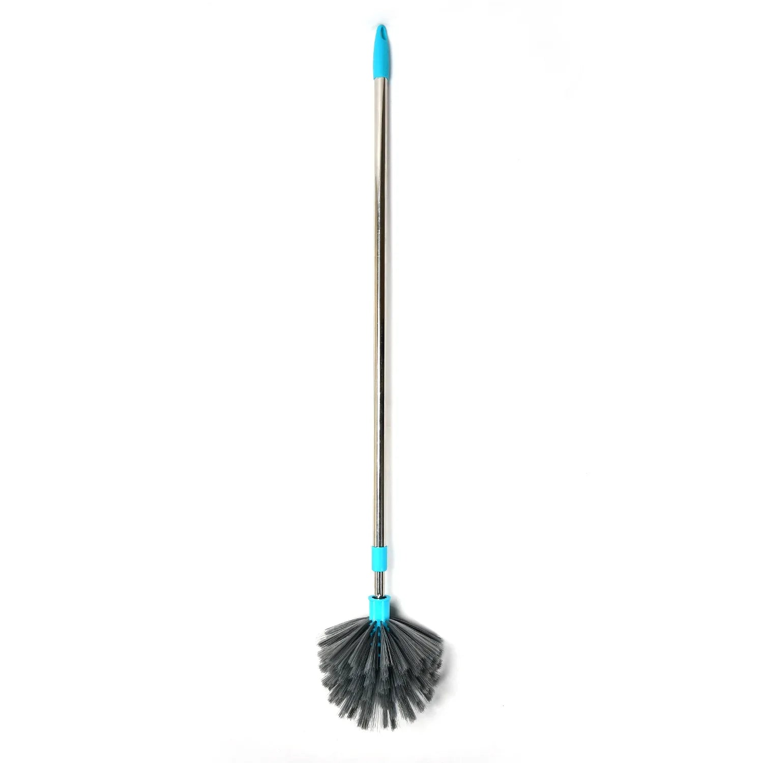4021 Cobweb Brush With Stainless Steel Strong Long Extendable Handle For Dusting Ceiling Cobweb Cleaning Brush For Lights Fans Webs Cleaning For Homekitchen - Zidbik