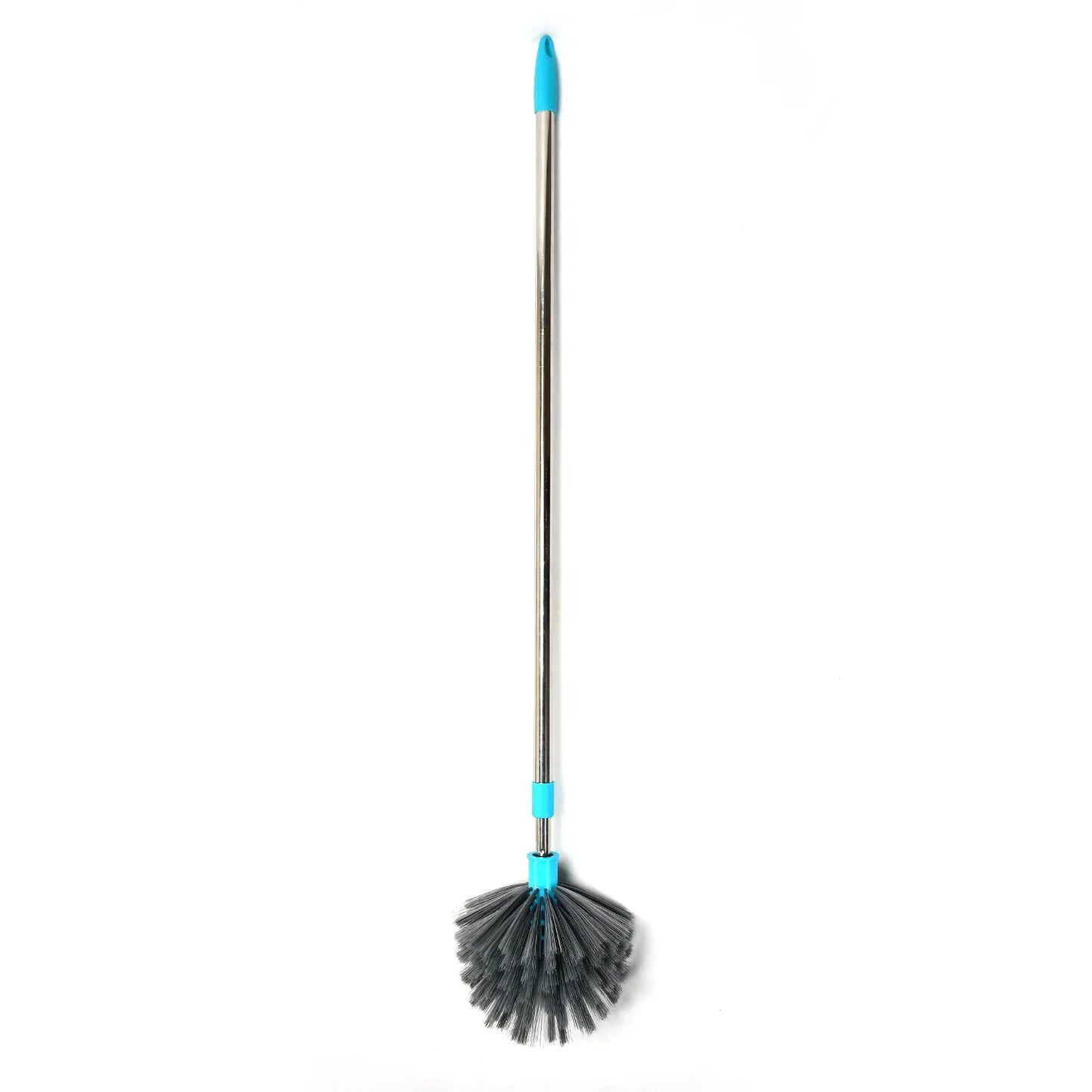 4021 Cobweb Brush With Stainless Steel Strong Long Extendable Handle For Dusting Ceiling Cobweb Cleaning Brush For Lights Fans Webs Cleaning For Homekitchen - Zidbik