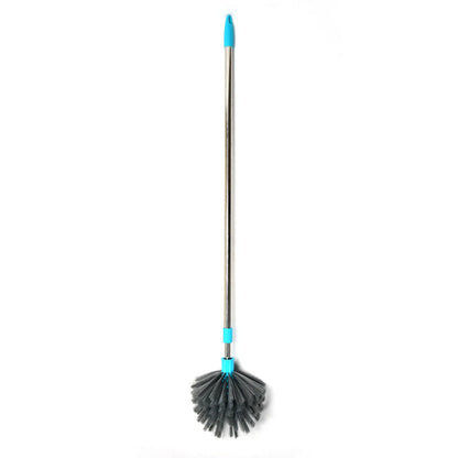 4021 Cobweb Brush With Stainless Steel Strong Long Extendable Handle For Dusting Ceiling Cobweb Cleaning Brush For Lights Fans Webs Cleaning For Homekitchen - Zidbik