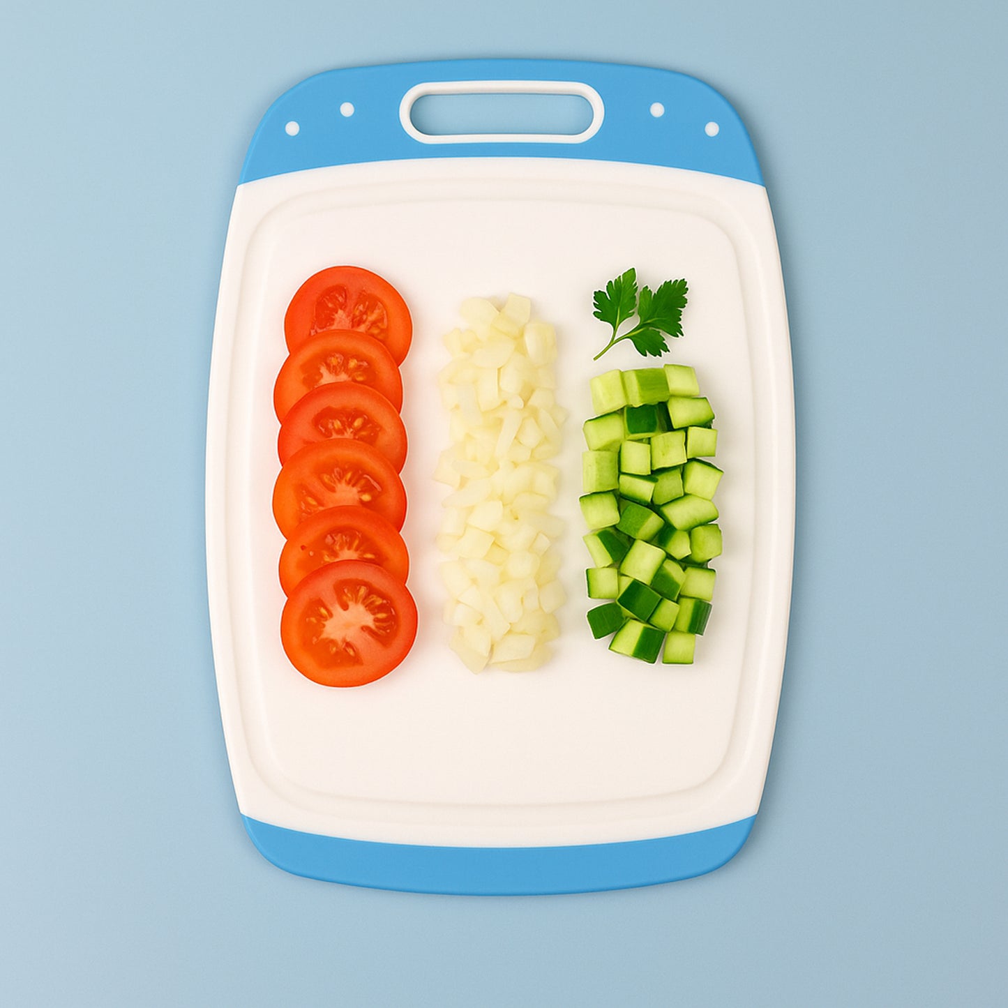 Ganesh Vegetables And Fruits Cutting Chopping Board Plastic Chopper Cutter Board (1 Pc) - Zidbik