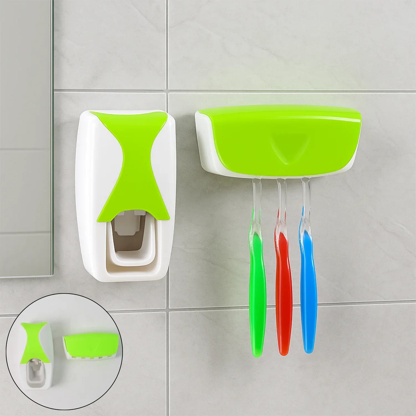 200 Toothpaste Dispenser Tooth Brush With Toothbrush - Zidbik