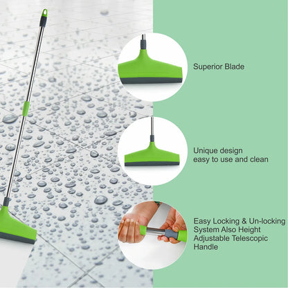 8709a Adjustable Bathroomfloor Stainless Steel Rod Wiper - Zidbik