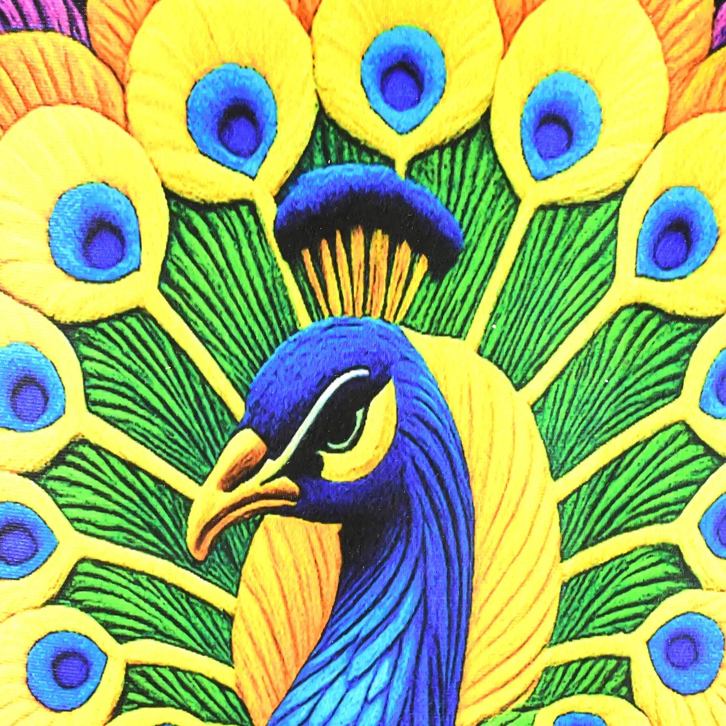 Peacock Design Anti-slip Floor Mat - (1 Pc) - Zidbik