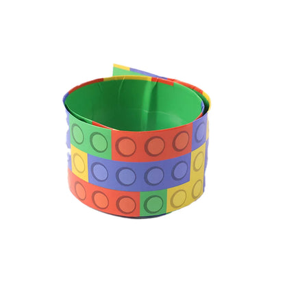 Colorful Snap Slap Bracelet Toy (1 Pc ) - Zidbik