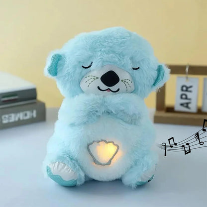Soft Plush Musical Teddy Bear Toy With Led Light (1 Pc) - Zidbik
