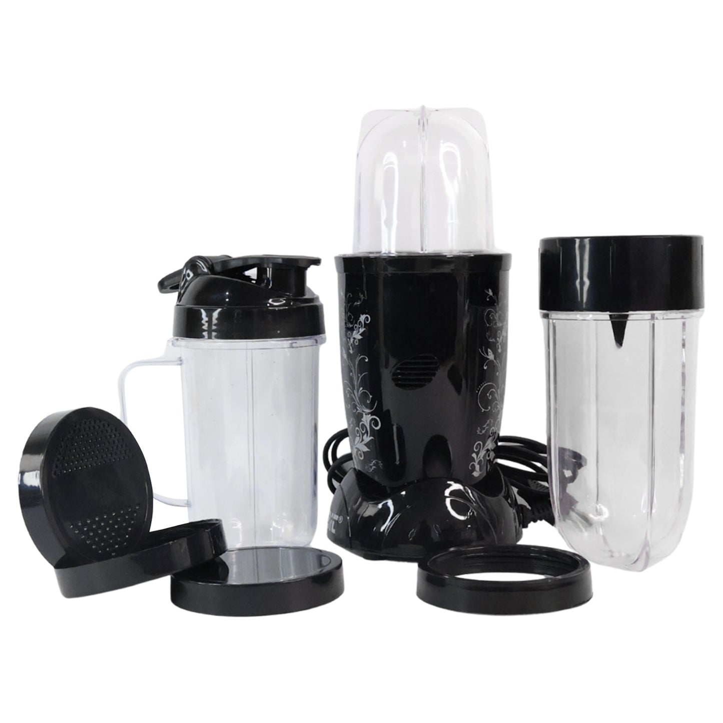 Orbit Bullet Mixer Grinder - 400w With 3 Jars - Zidbik
