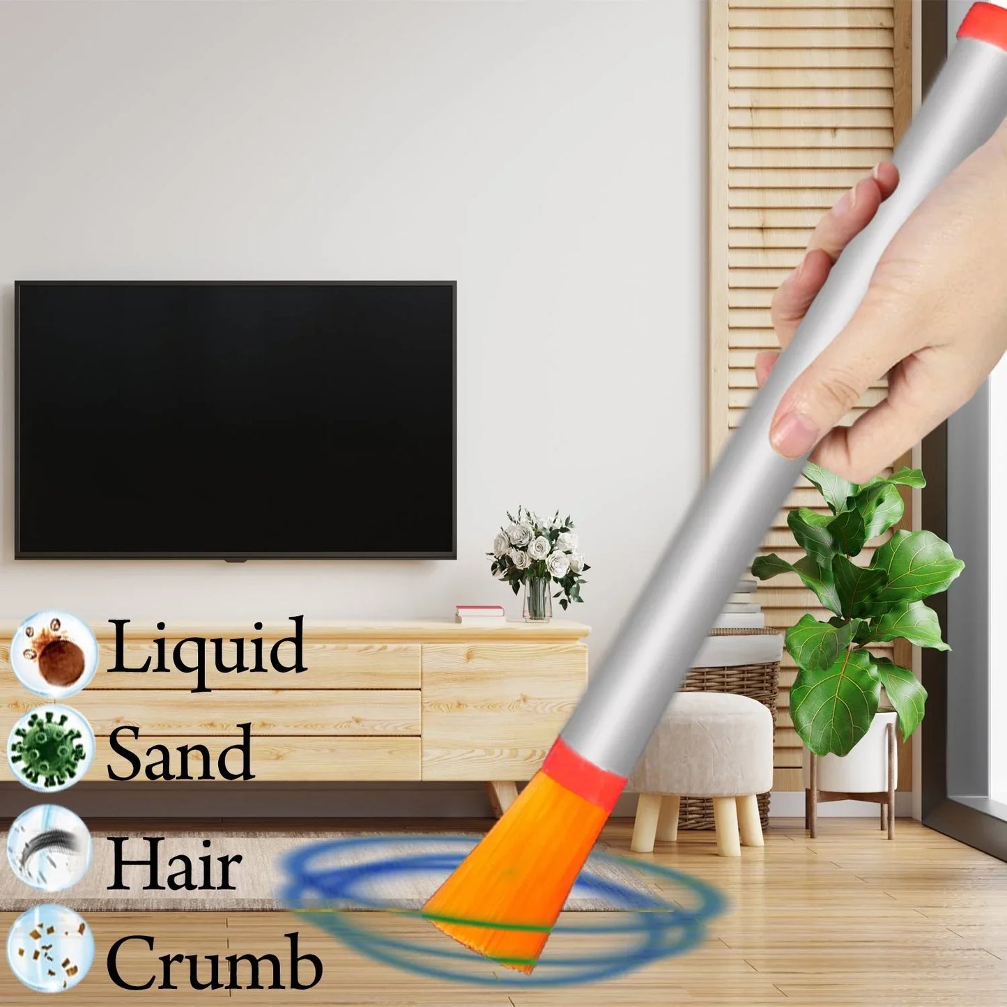 2487 Dust Cleaning Brush For Deep Cleansteel Bodyperfect Size - Zidbik