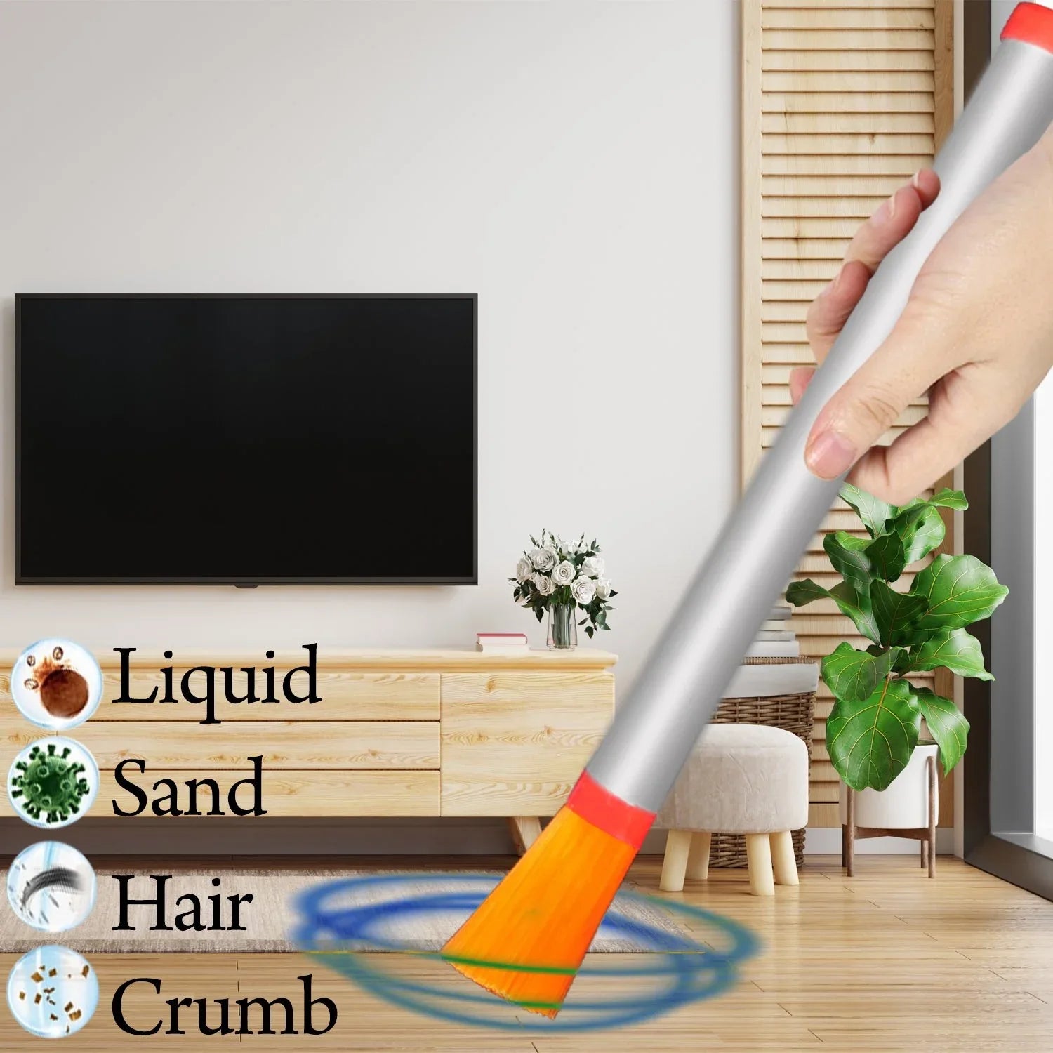 2487 Dust Cleaning Brush For Deep Cleansteel Bodyperfect Size - Zidbik