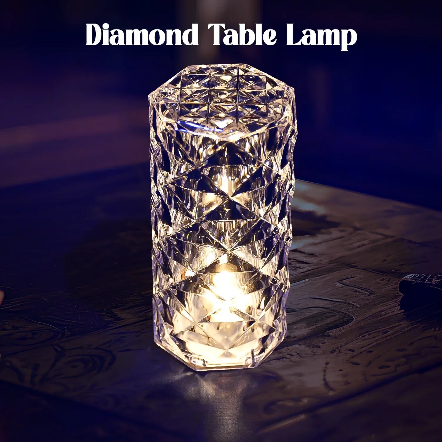 6240 Diamond Table Lamp Candles For Home Decoration Crystal Candle Lights - Zidbik