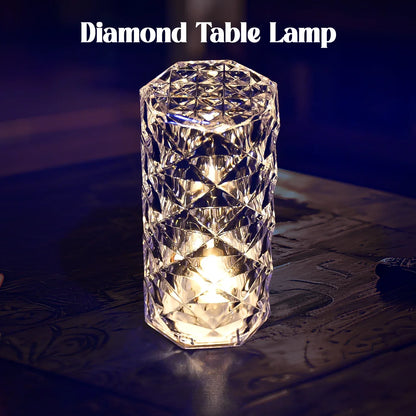 6240 Diamond Table Lamp Candles For Home Decoration Crystal Candle Lights - Zidbik