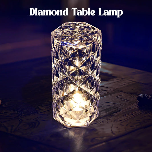 6240 Diamond Table Lamp Candles For Home Decoration Crystal Candle Lights - Zidbik