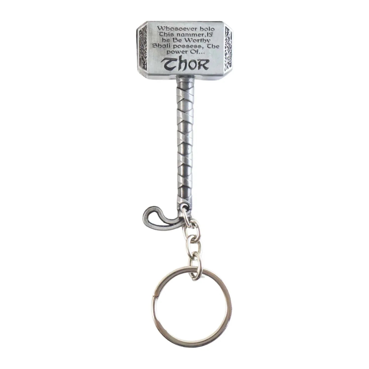 Big Metal Hammer Shape Keychain (1 Pc) - Zidbik