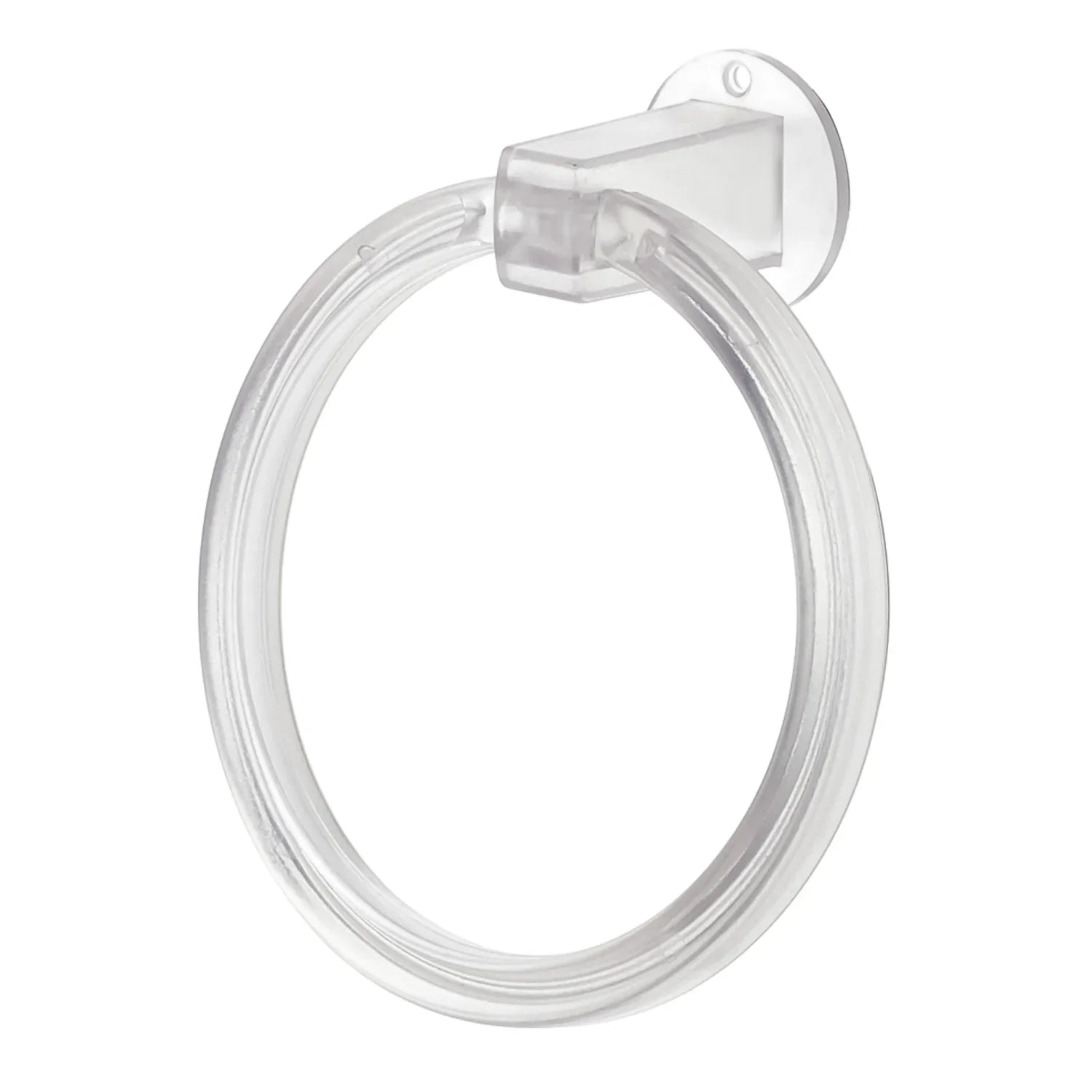 Unbreakable Abs Round Towel Ring Wall Mounted Stand Holder (1 Pc) - Zidbik