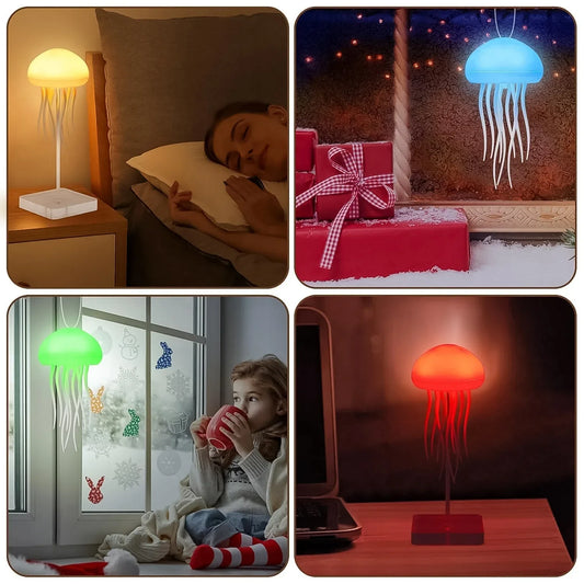 Jellyfish Shape Led Mood Light Lamp (1 Pc) - Zidbik