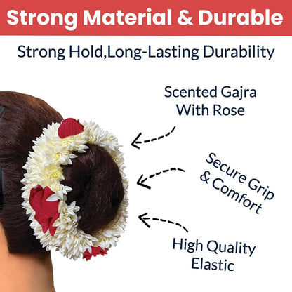 Traditional Artificial Flower Gajra (1 Pc) - Zidbik