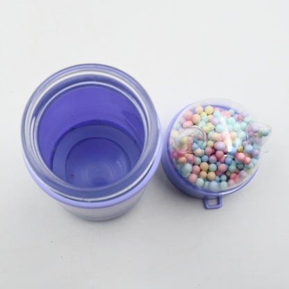 6953 Girl Glass Water Bottle For School With Kid Sparkle Strap Cat Lid Sequins Glitter Glass Cup Birthday Gift Children 350ml (Moq - 80 Pc) - Zidbik