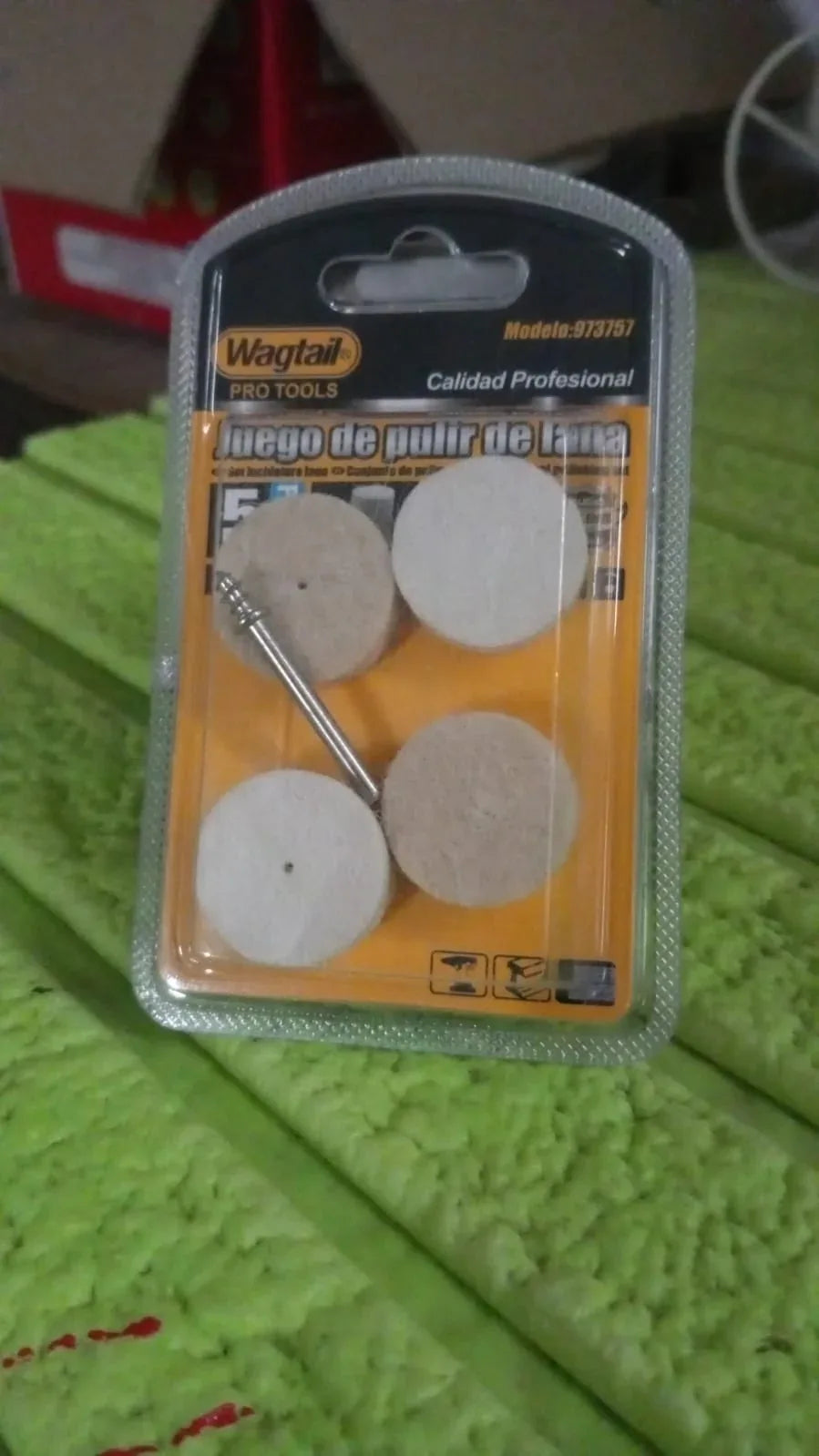 Rotary Tool Accessory Wool Felt Polishing Pad Felt (5 Pcs Set) - Zidbik