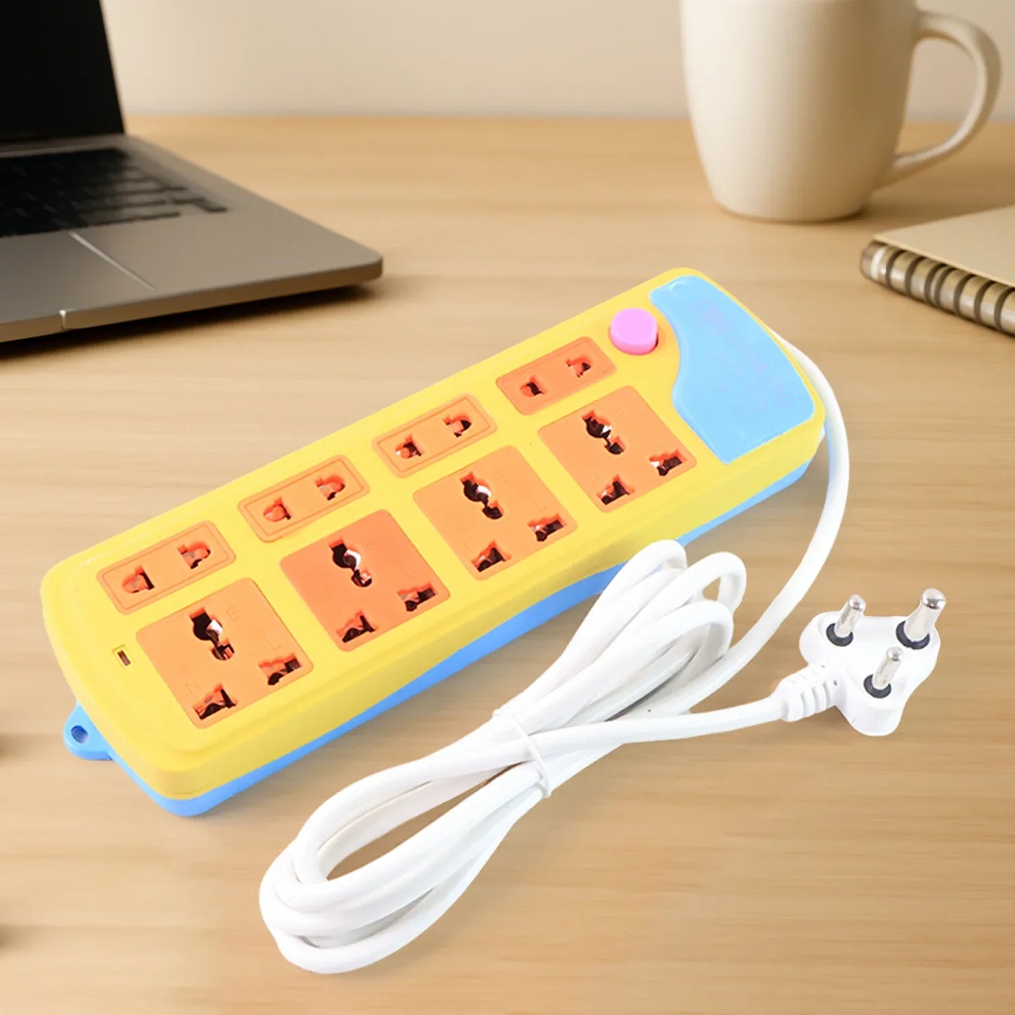 Multi Socket Extension Board (8 Socket 1 Pc) - Zidbik