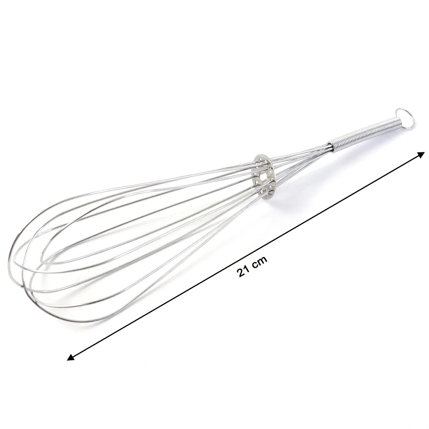 Manual Stainless-steel Egg Beater Whisk (1 Pc) - Zidbik