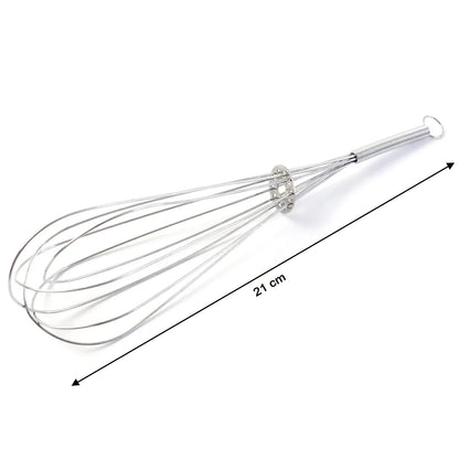 Manual Stainless-steel Egg Beater Whisk (1 Pc) - Zidbik