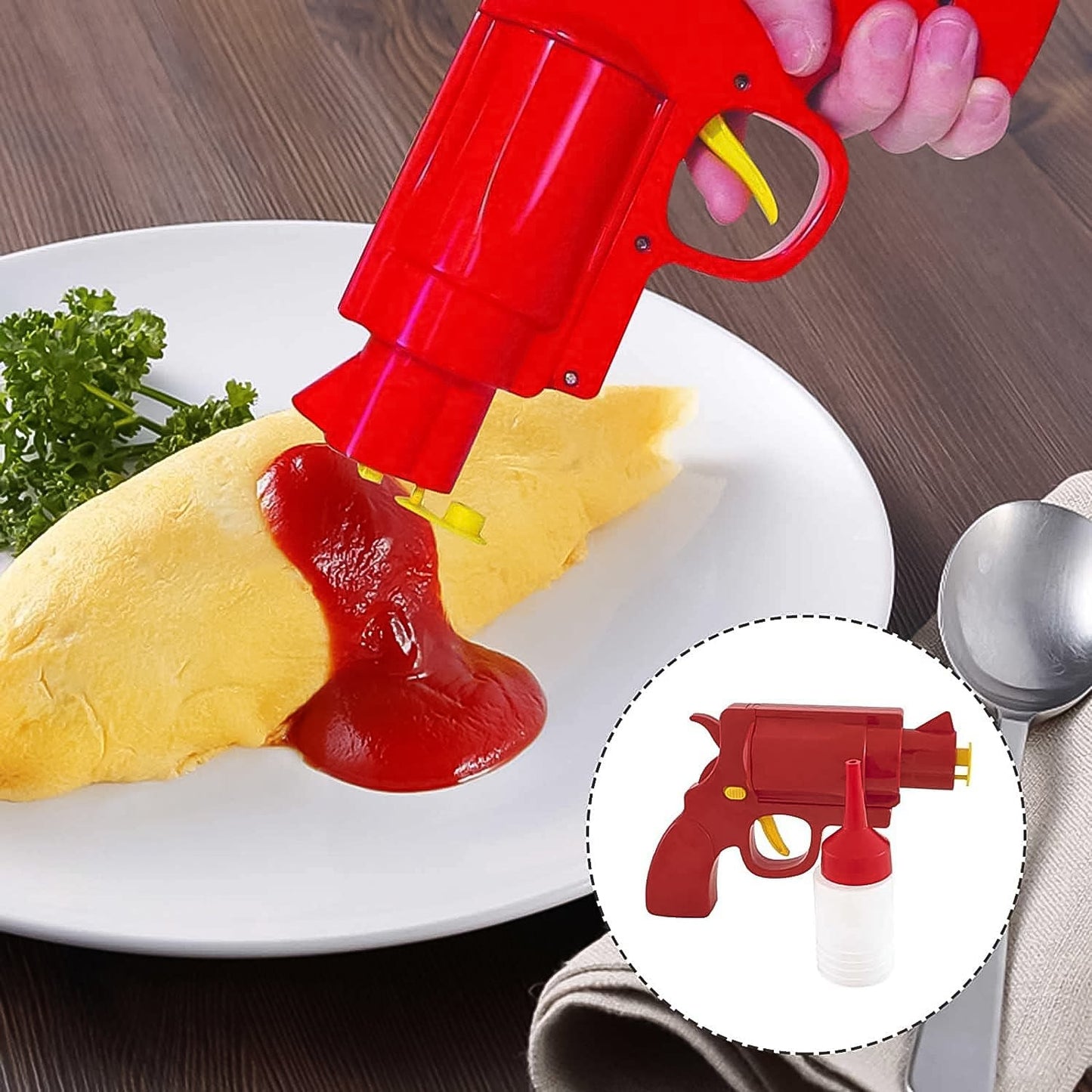 Ketchup Dispenser Mustard Bottle Gun (1 Pc) - Zidbik