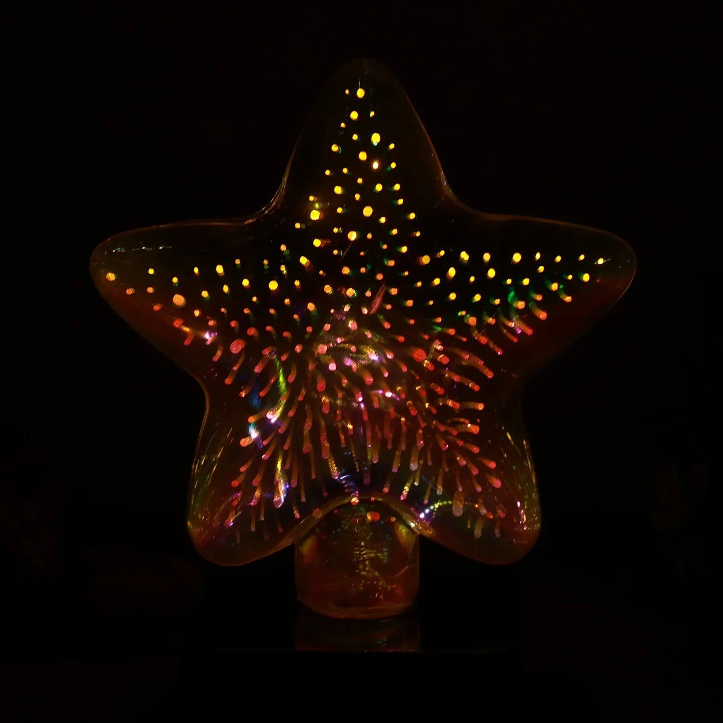 Star-shaped 3d Illusion Decorative Led Night Lamp (1 Pc) - Zidbik