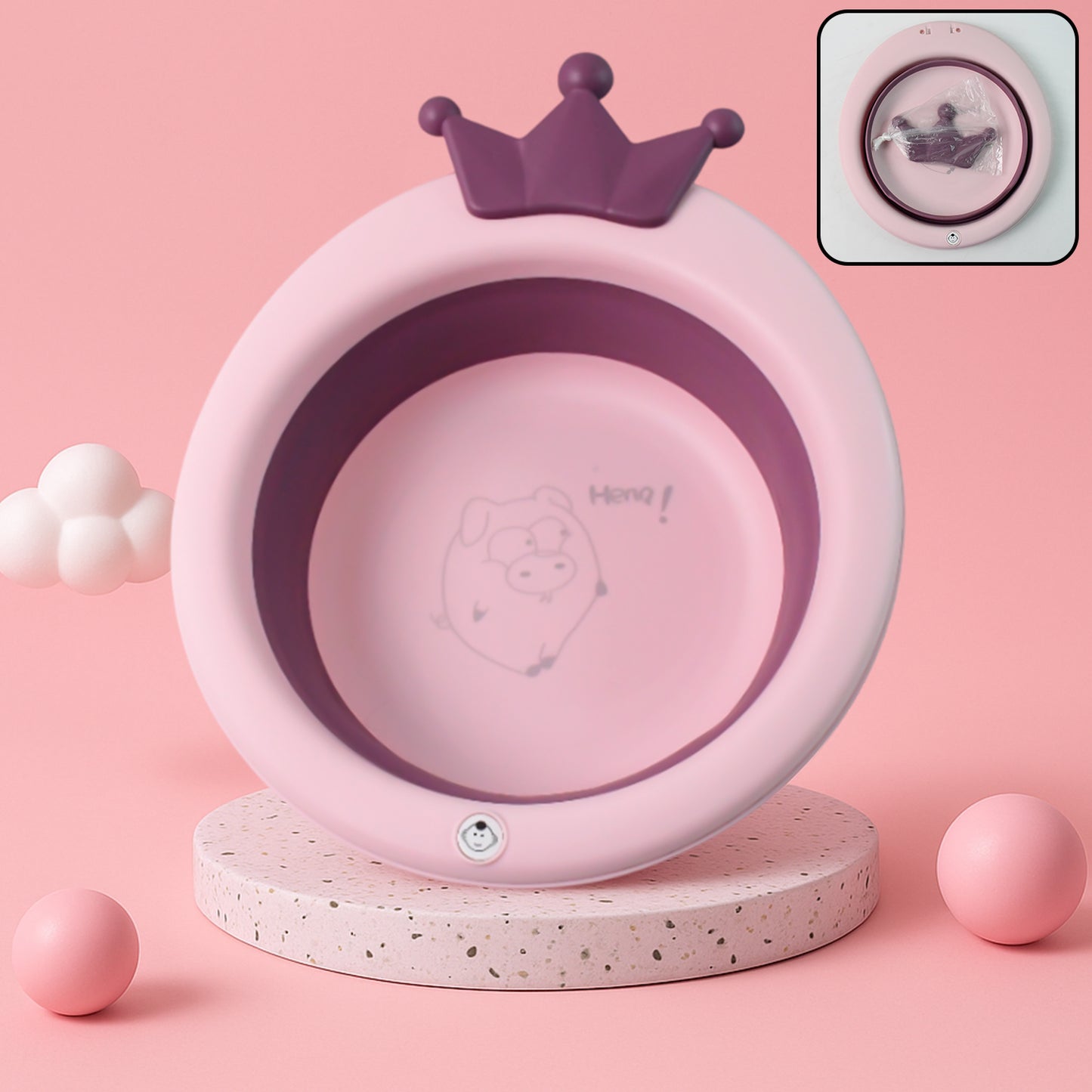 Premium Baby Bathtub With Non-slip Base - Zidbik