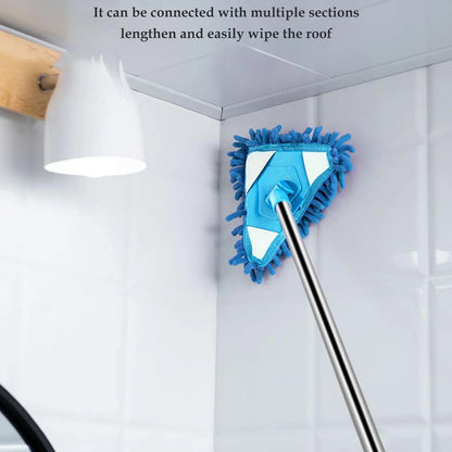 6001 Stainless Steel Road Adjustable Triangle Mop Used For Cleaning Dusty And Wet Floor Surfaces And Tiles. - Zidbik