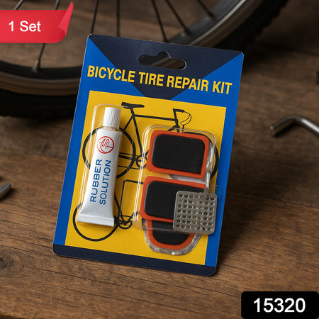 Bicycle Tire Repair Kit Puncture Repair Set With Adhesive Portable Tools - Zidbik