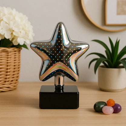 Star-shaped 3d Illusion Decorative Led Night Lamp (1 Pc) - Zidbik