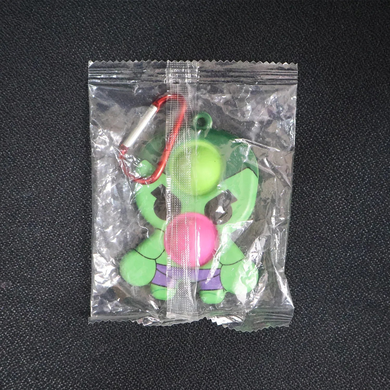 Silicone Pop It Fidget Toy With Keychain Clip (1 Pc) - Zidbik