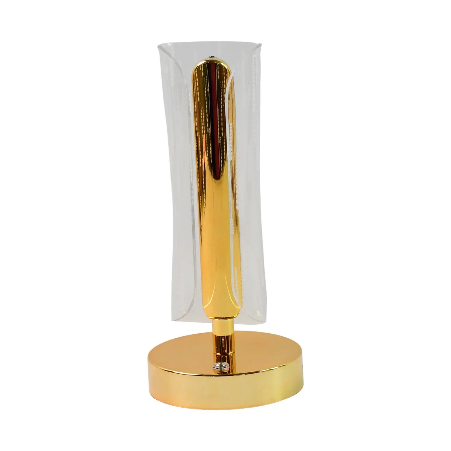 Luxury Tall Cylinder Shape Crystal Table Lamp (1 Pc) - Zidbik