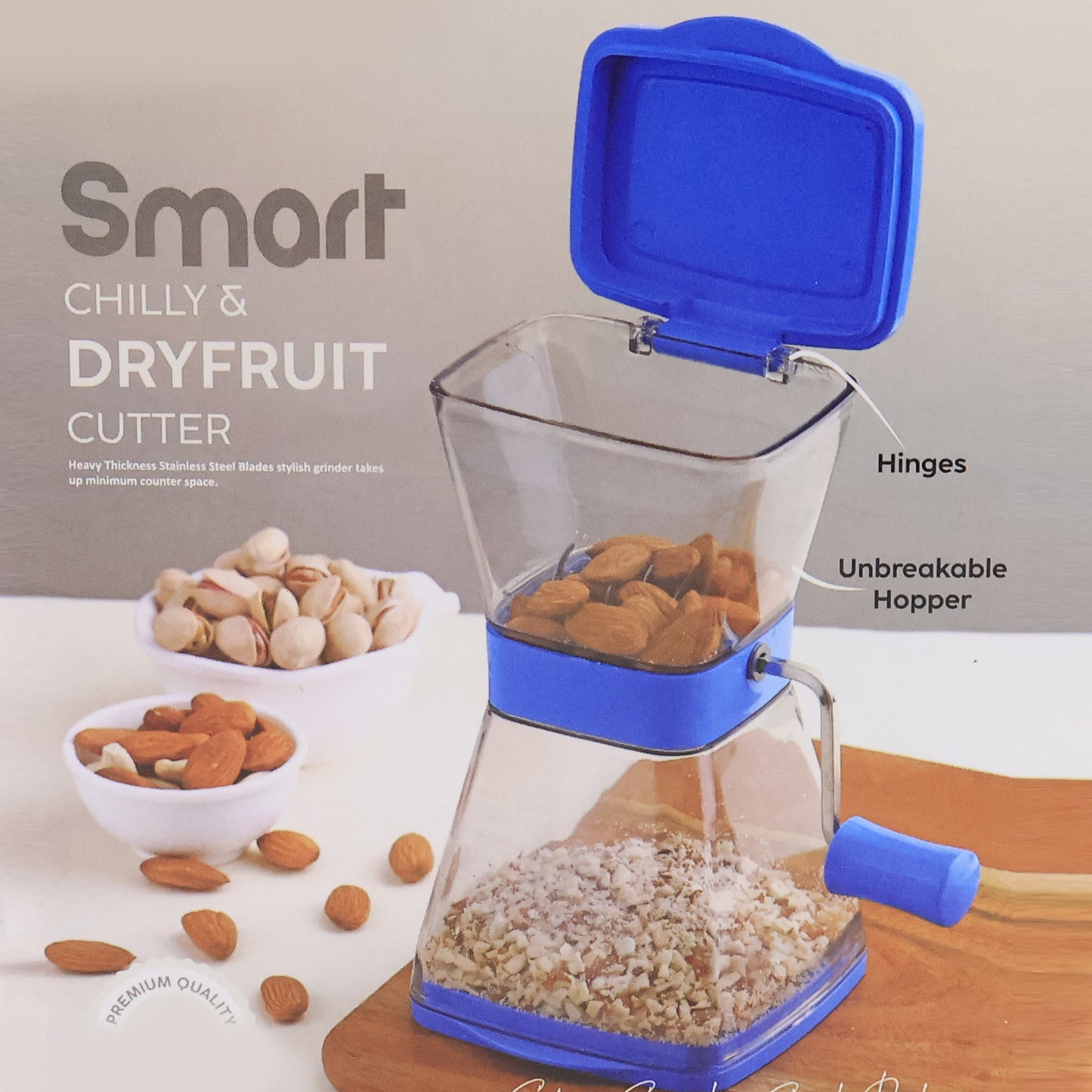 Supermom Manual Cutter With Blades And Locking Lid (1 Pc) - Zidbik